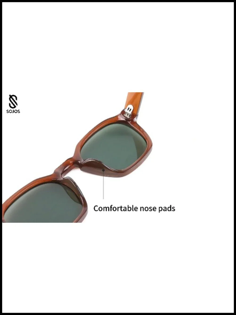 Square Polarized Sunglasses UV400 Protection Microfiber Pouch